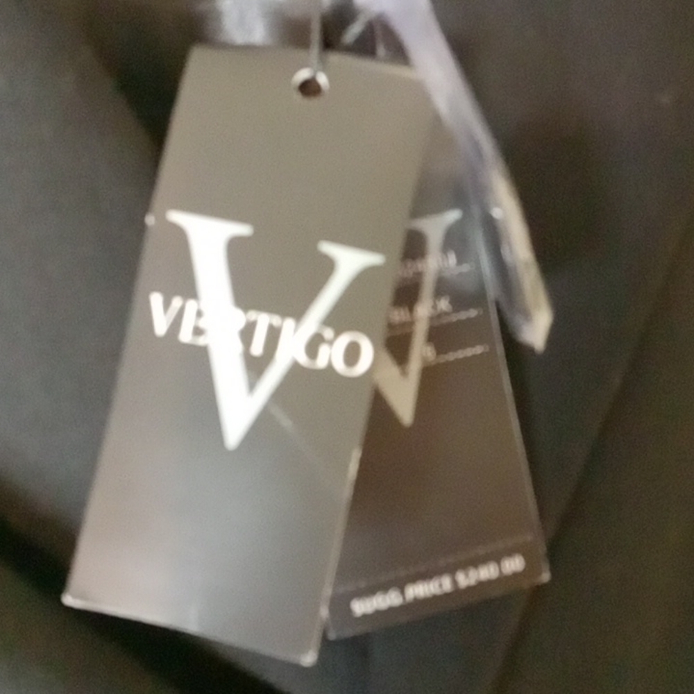 Vertigo NWT Black Blazer Jacket Size 6 - Picture 4 of 5